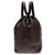 Excelente mochila Chanel en cuero marrón en muy buen estado. Castaño Piel de cordero  ref.133347