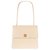 Chanel vintage shoulder bag in lambskin leather color eggshell in very good condition! Beige  ref.133363