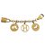 Hermès Hermes Gold Breloque Taschenanhänger Golden Metall  ref.133369