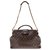 Chanel Malette bag in brown quilted lambskin, golden jewelry!  ref.133387