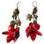 Versace For H&M Earrings Red  ref.133394
