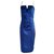 Vestido de la colección Nicole Miller Azul oscuro Poliéster Elastano Poliamida Acetato  ref.133413