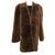 Chloé Lambskin coat new Brown  ref.133415