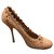 Alaïa Azzedine Alaia Shoes ausgezeichneter Zustand Größe 39,5 Beige Lammfell  ref.133421