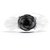 Chanel BLACK CAMELIA HAIRCLIP Plastique Noir Blanc  ref.133427