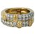 Fred "Isaure" ring, 2 golden tones, diamants. Yellow gold Platinum Pink gold  ref.133451