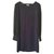 Day Birger & Mikkelsen Dresses Black Purple Silk Rayon  ref.133466