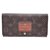 Louis Vuitton wallet Brown Cloth  ref.133473