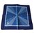 Yves Saint Laurent Hombres bufandas Azul Seda  ref.133520