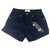 Barbour tomboy shorts new Navy blue Cotton Polyester Elastane Modal  ref.133605