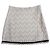 Falda Shirtaporter Blanca y Beige de Algodón Talla 44 Blanco