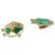 Roland Schad earrings in Jadeite yellow gold and diamonds.  ref.133779