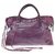 Balenciaga city Purple Leather  ref.133958