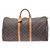 Louis Vuitton Keepall 55 Brown Cloth  ref.133965