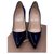 Christian Louboutin Pigalle pumps Black Patent leather  ref.133984