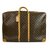 Louis Vuitton Sirius 70 Monogram Canvas & Leather suitcase - soft luggage travel Brown  ref.134002