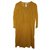 Des Petits Hauts robe Mustard Cotton  ref.134070