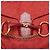 Tracolla Gucci Red GG Canvas Horsebit - vista 9