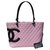 Chanel Cambon GM Tasche Schwarz Pink Leder  ref.134326