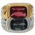 inconnue Two gold and spinel signet ring. White gold Yellow gold  ref.134521