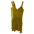 Vera Wang Vestidos Amarelo Seda  ref.134599