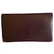 Cartier Wallet / currency "Grand" Golden Dark red Leather  ref.134533