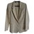 Hermès Jaqueta blazer Creme Seda  ref.134617
