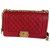 Boy Chanel Handbags Red Leather  ref.134640