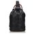Gucci Black Bamboo Leather Drawstring Backpack  ref.134731