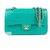 Timeless Chanel classic lined flap Turquoise Exotic leather  ref.134834