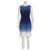 Diane Von Furstenberg DvF Kedina robe en coton eylet Blanc Bleu Bleu foncé  ref.134836