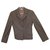 Miu Miu jaqueta de cor chocolate Castanho escuro Lã Viscose Elastano  ref.134841