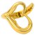 Tiffany & Co TIFFANY Y COMPAÑIA. Anillo de corazon abierto Dorado Oro amarillo  ref.134850