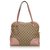 Gucci Brown GG Canvas Dome Shoulder Bag Pink Beige Leather Cloth Cloth  ref.134907