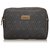 Dior Black Honeycomb Coated Canvas Clutch Bag Brown Leather Cloth Cloth  ref.134936