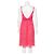 Diane Von Furstenberg Glenn Seidenkleid rot beige Gr. 8 - Ansicht 3