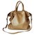 Prada Handbags Golden Leather  ref.135027