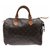 Louis Vuitton Speedy 35 Brown Cloth  ref.135062