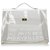 Hermès Hermes White Vinyl Kelly Handbag Blanco Plástico  ref.135105