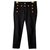 Gucci Pantaloni in cotone nero stile marinaio  ref.135243