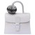 Delvaux The Brilliant MM Ivory - with Grigri Circle GM, Undercover in Black & White Eggshell Leather  ref.135248
