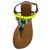 Autre Marque Flat leather sandals Multiple colors  ref.135318