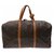 Louis Vuitton Sac souple 55 Brown Cloth  ref.135414