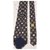 Cravate chanel soie Jaune Blanc cassé Bleu foncé  ref.135419