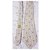 Laço chanel de seda Cinza Mostarda Fora de branco  ref.135420