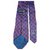 Cravate chanel soie Rouge Bleu Marine  ref.135421