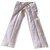 Pantaloni bianchi di Yves Saint Laurent Bianco Cotone  ref.135430