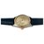 Montre Rolex modèle "Datejust" en or jaune et acier sur cuir.  ref.135459
