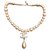 Chanel Pearl Drop choker necklace  ref.135491