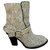 Chloé leather and felt boots Grey Wool  ref.135606